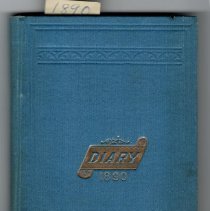 Small diary owned by George Sumner (1890)