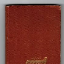 Small diary owned by George Sumner (1891)