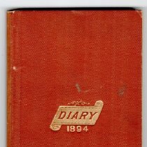 Small diary owned by George Sumner (1894)