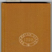 Small diary owned by George Sumner (1898)