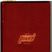 Small diary owned by George Sumner (1899)