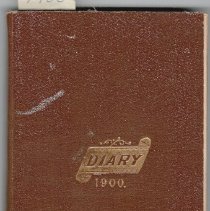 Small diary owned by George Sumner (1900)