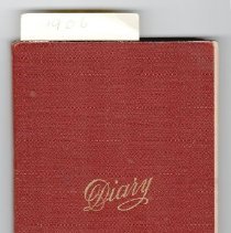 Small diary owned by George Sumner (1906)