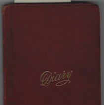 Small diary owned by George Sumner (1907)