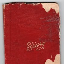 Small diary owned by George Sumner (1908)