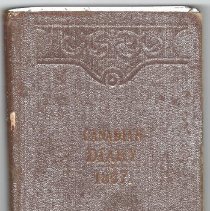 Small diary owned by George Sumner (1867)