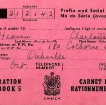 World War II Ration Cards