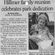 Hillmer Family Reunion Celebrates Park Dedication