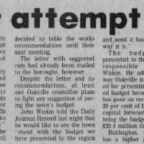 Wiskin Will Fight Attempt to Cut Budget