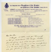 A Letter From M. Wilcox