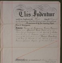 Deed of Land from George de Warrenne Green