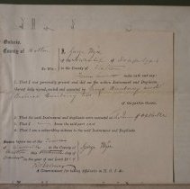 Mortgage from George and Beatrice Bunbury