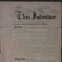 Mortgage from George and Beatrice Bunbury