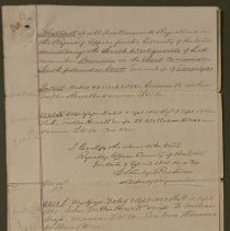 Abstract for the South West Quarter of Lot 19 in the 3rd Concession