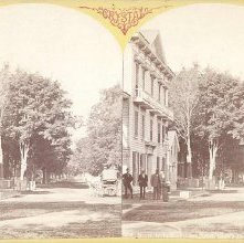 North from the American House, Glens Falls, NY.