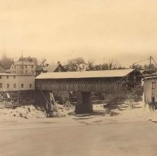 Covered Bridge at Glens Falls.