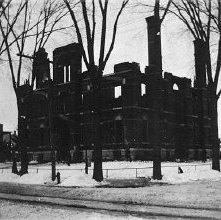 Glens Falls High School Fire 1902.