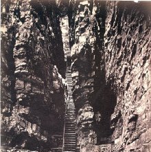 396. Au Sable Chasm - Stairway at Table Rock