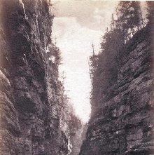 Au Sable Chasm, Up from Table Rock