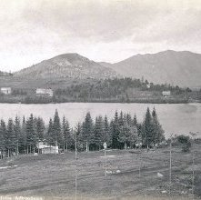 456. Mirror Lake, from Allen House, Adirondacks