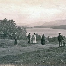 458. Mirror and Placid Lakes from Allen House