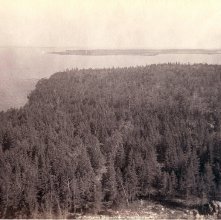 578. C - Eastern panorama from Hotel Champlain