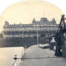 716. Fort Wm. Henry Hotel from Steamer