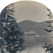 717. Fort Wm. Henry Hotel from Crosbyside