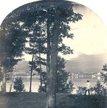 737. Caldwell from Crosbyside, Lake George.