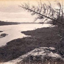 743. Raquette Lake, from mouth of Marion River