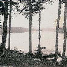 749. Raquette Lake, N.W. from Bennett House
