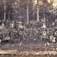 851. Lake George, A.C.A. at Crosbyside, 1882