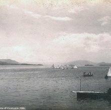 854. Lake George, A.C.A Regatta off Crosbyside, 1882