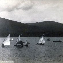 855. Lake George, A.C.A. Regatta off Crosbyside, 1882