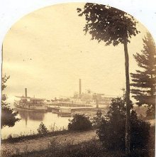 975. Steamboat Dock, Fort William Henry Hotel