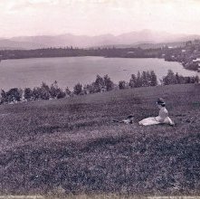 86. Mirror Lake, Adirondacks, from North