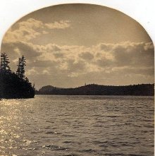 2112. West from Bennett House, Raquette Lake