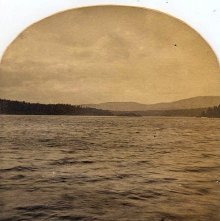 West from Bennett House, Raquette Lake