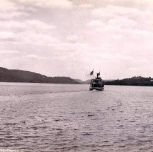 Schroon Lake, South from Steamboat Dock