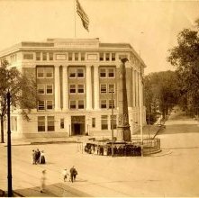 Glens Falls Insurance Company building and Monument Square.