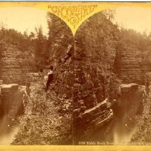 1153. Table Rock from below, Ausable Chasm