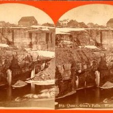 503. Quarry, Glens Falls. Winter View.