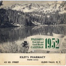 McKesson's First Aid and Good Health Calendar