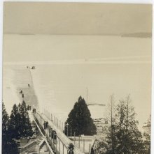Tobaggan Slide From Ft WM Henry Hotel Lake George