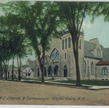 Christ M E Church & Parsonage, Glens Falls, NY