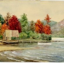 Autumn on Lake George (west shore)