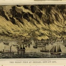 The Great Fire at Chicago, Octr 8th 1871