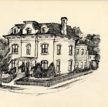 Sketch of the Chapman Museum/DeLong House