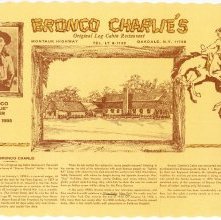 Bronco Charlie's Placemat