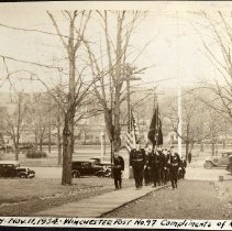 Armistice Day Nov. 11, 1934 Winchester Post No. 97 Compliments of Robert E. Fay